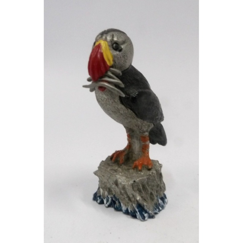 Vintage Spoontiques PP212 Pewter Miniature Sea Chick Puffin Bird1987
